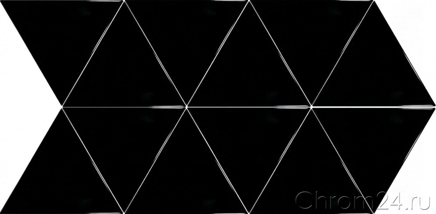 Equipe Triangolo Mosaic Black керамическая плитка (45 x 22,5 см) (24251)