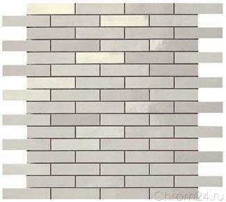 Atlas Concorde Dwell Silver Mosaico Brick керамическая плитка (30,5 x 30,5 см) (9DBV)