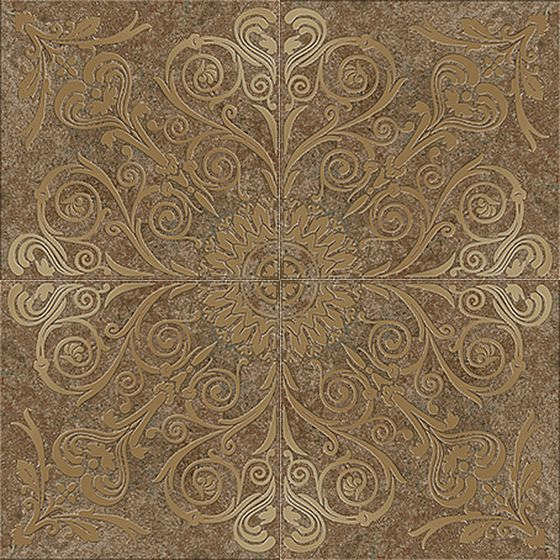 Декор напольный Cerdomus Dynasty Dyn.Rosone Lux Rust 800x800 мм (Керамогранит)