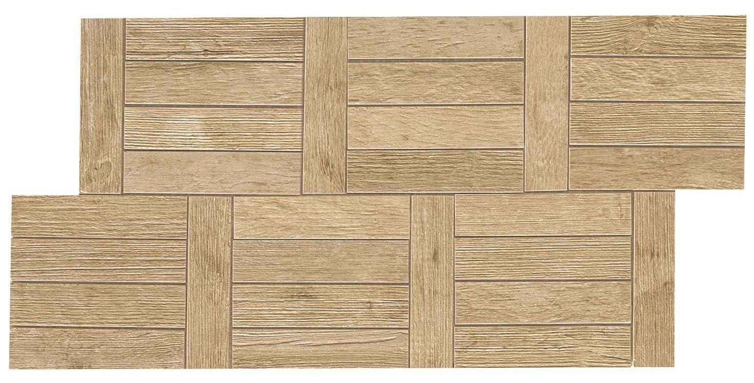 Мозаика Atlas Concorde Axi Golden Oak Treccia 28x53