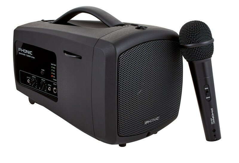 Phonic SAFARI 1000 LITE Портативная система звукоусиления, макс. мощность 50Вт, В комплекте микрофон
