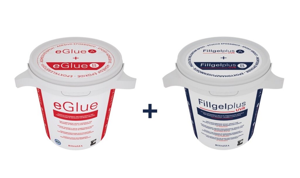 Строительные смеси Строительные смеси Bisazza Adhesives and Grouts Epoxy Kit Uvr E Glue +Fillgel 4401 Beige Naturale ( шт)