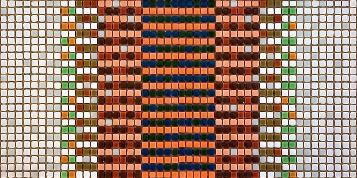 Мозаика Solo Mosaico Каскад 670x335 12x12x6 Мозаика стекло 67.0x33.5 Стандартные матричные панно, ковры, категория сложности 1