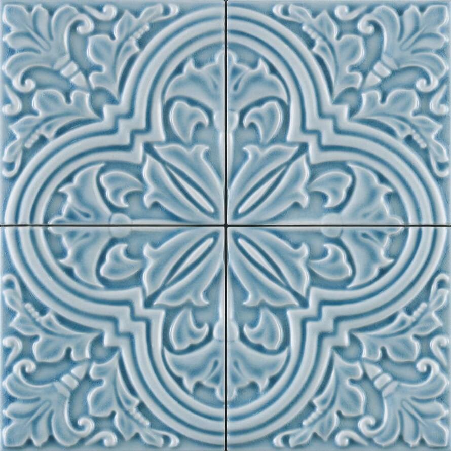 Керамическая плитка Ceramiche Grazia Formelle Algarve Cielo Craquele 13x13