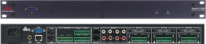 DBX ZonePro 1261 Аудио процессор для многозонных систем звукоусиления