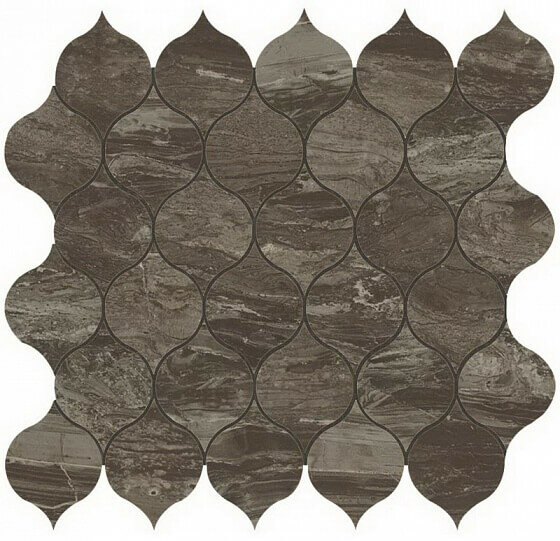 Керамическая мозаика Atlas Concorde Marvel Edge Мозаика Absolute Brown Drop Mosaic 27,2х29,7 (м2)