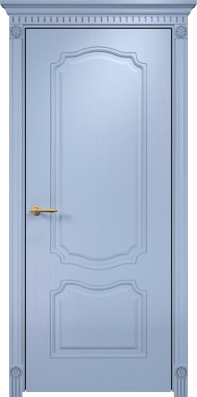 Оникс / Фортрез Межкомнатная дверь фрезерованная Венеция Цвет: голубая эмаль