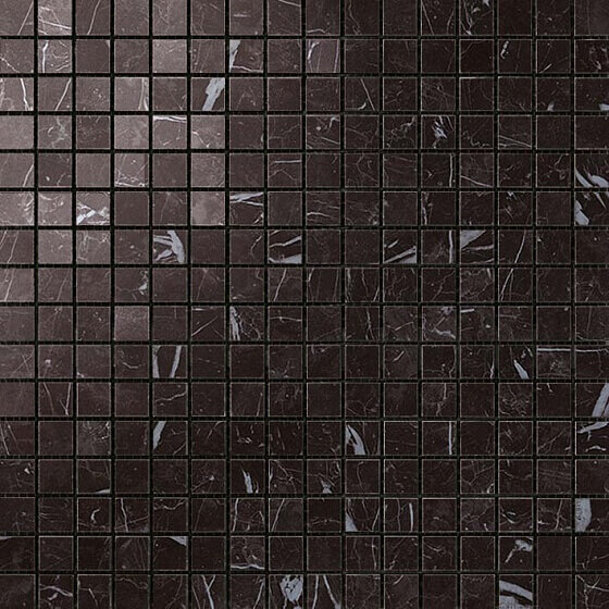 Керамическая мозаика Мозаика ATLAS CONCORDE MARVEL STONE Nero Marquina Mosaico Lappato 30х30 (м2)