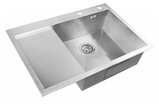 Врезная кухонная мойка ZorG INOX X-7851-R 78х51см нержавеющая сталь