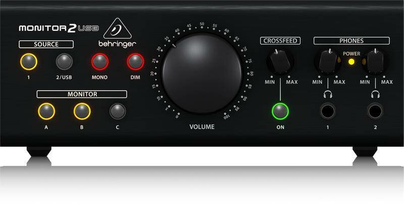 BEHRINGER MONITOR2USB контроллер для системы студийного мониторинга с USB интерфейсом