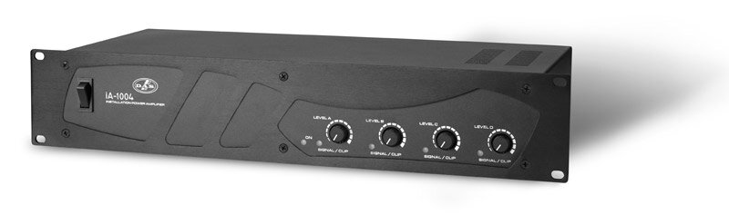 DAS AUDIO IA-1004 Усилитель мощности, 4х250 Вт (4 Ом), 4х125 Вт (8 Ом), Bridge 2x500 Вт (8 Ом)