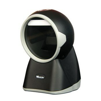Сканер штрих-кода Winson WAI-6000-USB, 2D, стационарный, настольный, черный, USB, ЕГАИС, обязательная маркировка