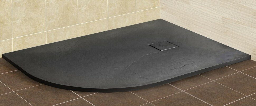 Поддон RGW Stone Tray ST/AR-0128G 120*80 черный