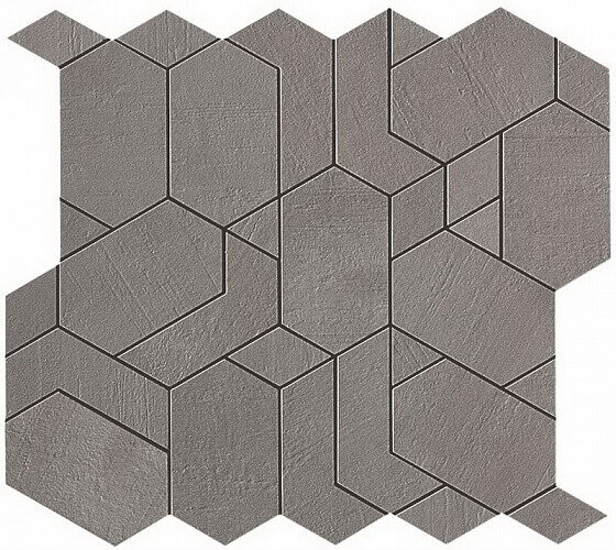 Керамическая мозаика Atlas Concorde Мозаика Керамогранит BOOST Smoke Mosaico Shapes 31х33,5 (м2)