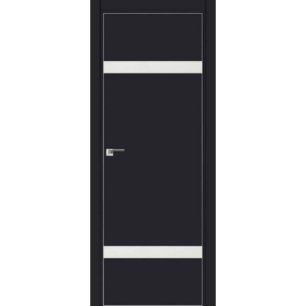 ProfilDoors 3E Черный матовый кромка матовая ПО Белый лак, размер полотна 700х2000мм
