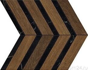 Atlas Concorde Heartwood Marble Chevron Brandy керамогранит (29,4 x 28,7 см) (AO3L)