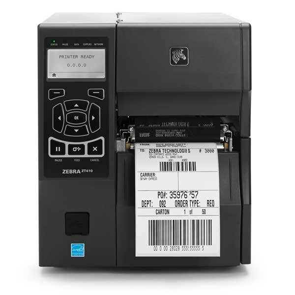 Zebra Принтер TT ZT410; 203dpi, Serial, USB, Ethernet, BT, отделитель+намотка подложки ZT41042-T3E0000Z