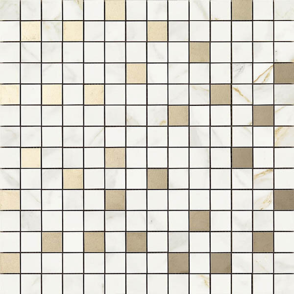 Плитка Ragno Мозаика R4ZU Bistrot Mosaico Calacatta Michelangelo 40*40