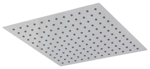 Верхний душ встраиваемый Teorema Square Flat 400 хром