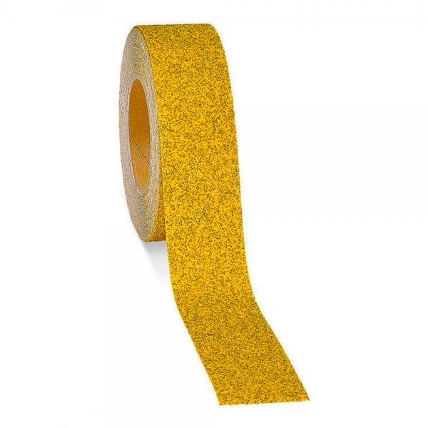 Aveza Крупнозернистая противоскользящая лента желтая, 150 мм х 18.3 м
