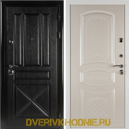 Двери Шелтер (SHELTER) Входные двери в квартиру Металлическая входная дверь Shelter дрезден (Византия) Плантан черный (для установки в квартиру)