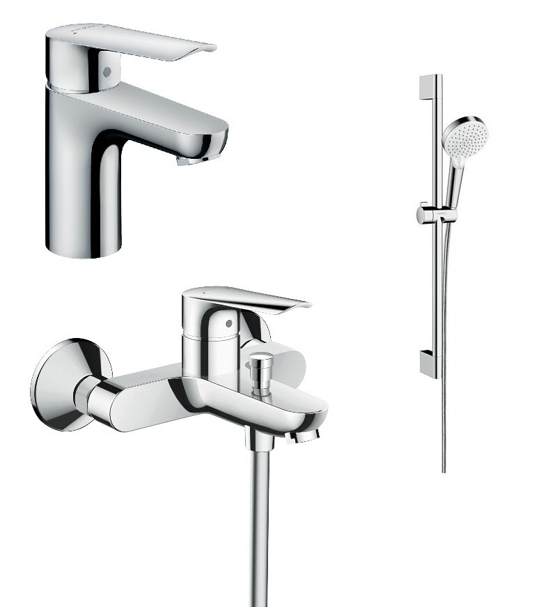 Набор для ванны Hansgrohe Logis E SetLogisE100C (71178000+71415000+26532400)