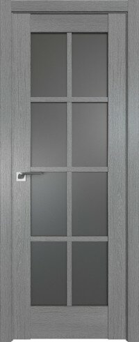 Дверь ProfilDoors Серия XN модель 101XN Цвет:Грувд серый Остекление:Графит
