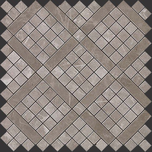 Керамическая плитка Atlas Concorde (Атлас конкорд) Grey Fleury Diagonal Mosaic