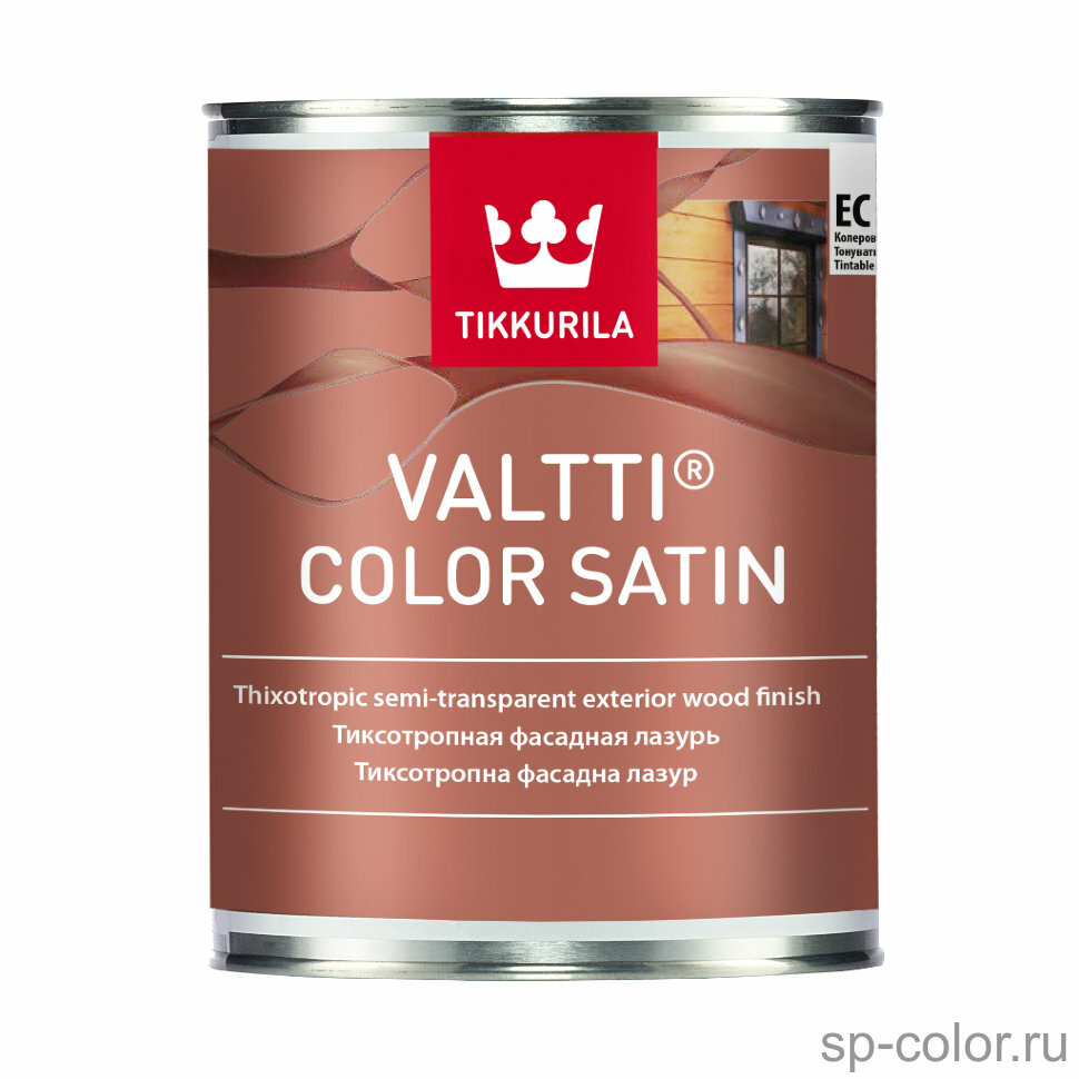 Tikkurila Valtti Color Satin лессирующий антисептик (18 л)