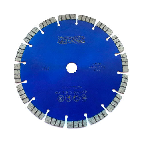 Алмазный диск Messer FB/Z d 400 мм (высокоармированный бетон, кирпич, тротуарная плитка, гранит)