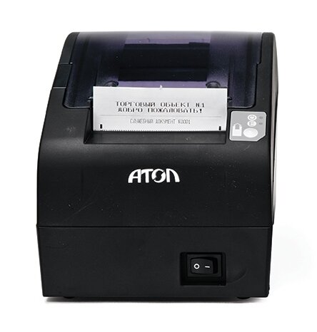 Фискальный регистратор АТОЛ FPrint-22ПТК. Черный. ФН 1.1. RS+USB+Ethernet (платформа 2.5)