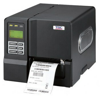 Принтер этикеток термотрансферный TSC ME340, промышленный, RS-232, 300 dpi, до 104 мм, 102 мм/с, LCD+Ethernet SU