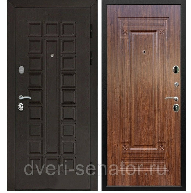 Senator ФЛ-4 цвет Берёза морёная входные стальные двери в квартиру