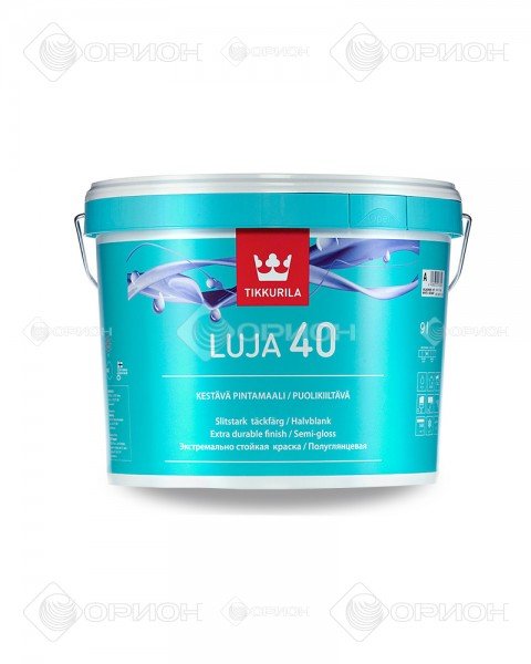 Tikkurila Luja 40, База под колеровку А, 9 л