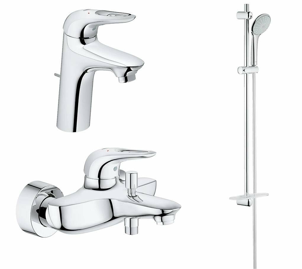 Комплект для ванной комнаты 3В1 Grohe Eurostyle 124418