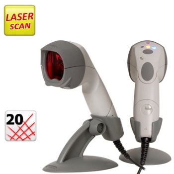 Сканер штрих-кода Honeywell MS3780 Fusion, USB, Laser 1D, подставка, серый (MK3780-71A38)