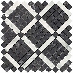 Мозаика Atlas Concorde Marvel Pro Noir Mix Diagonal Mosaic 30,5x30,5