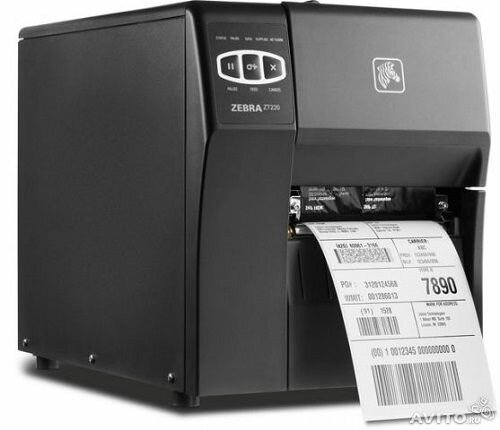 Принтер термотрансферный Zebra ZT220 (ZT22042-T0E000FZ)