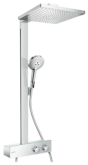 Душевая стойка hansgrohe Raindance E 300 1jet Showerpipe 350 ST EcoSmart 27362000 хром