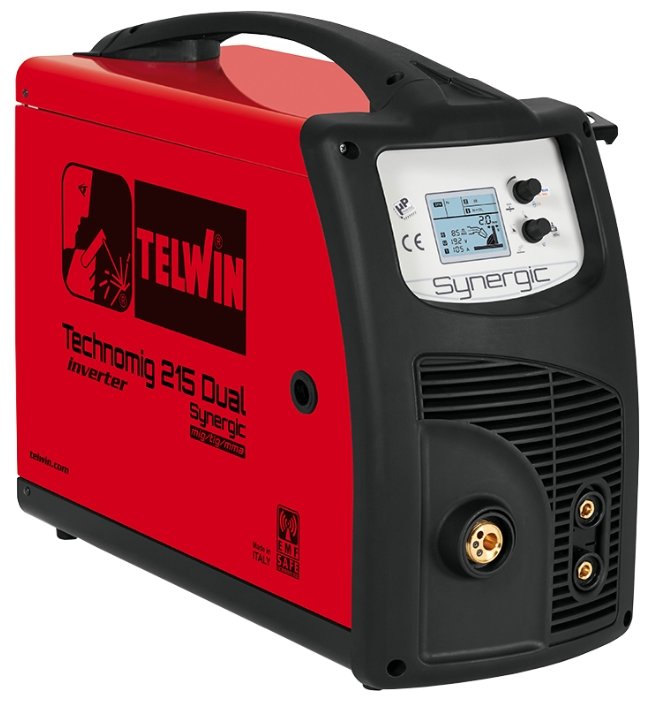 Сварочный аппарат Telwin TECHNOMIG 215 DUAL SYNERGIC (TIG, MIG/MAG, MMA)
