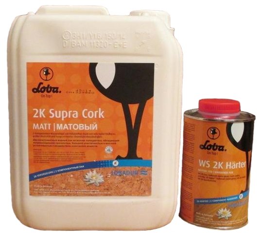 Лак Loba 2K Supra Cork (5 л) полиуретановый