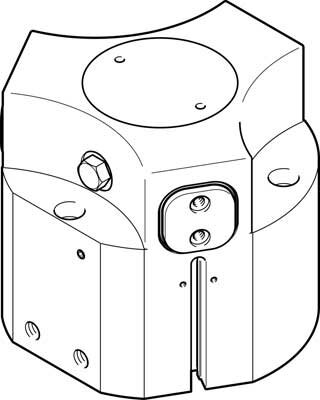Захват трехточечный герметичный Festo HGDD-80-A-G2