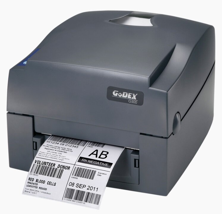 Термотрансферный принтер штрих-кода (этикеток) Godex G530-U (011-G53A02-000)