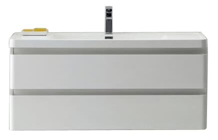 Тумба под мрамор. раковину BelBagno ENERGIA-N (1200х480х500) подвесная, 2 ящика, цвет белый глянец