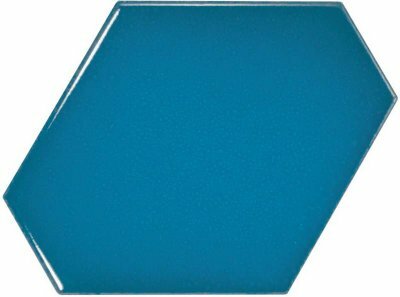 Настенная плитка 23834 Scale Benzene Electric Blue 10.8x12.4 Equipe