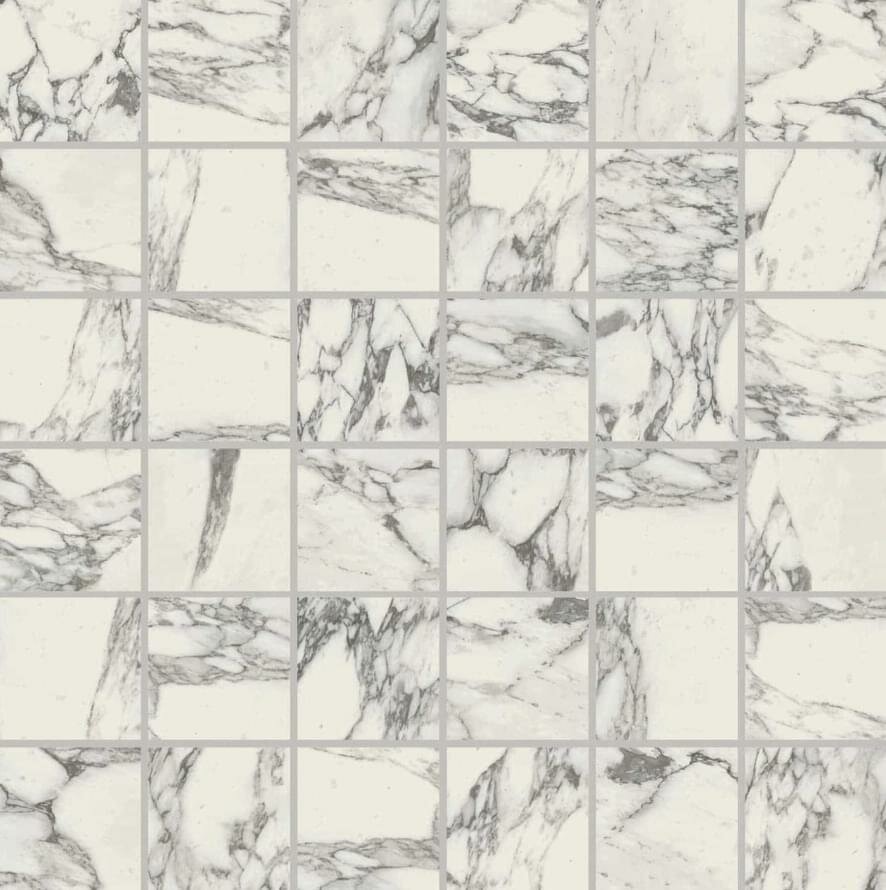 Мозаика Casa Dolce Casa Stones And More Arabescato White Matte Mosaico 5x5 30x30