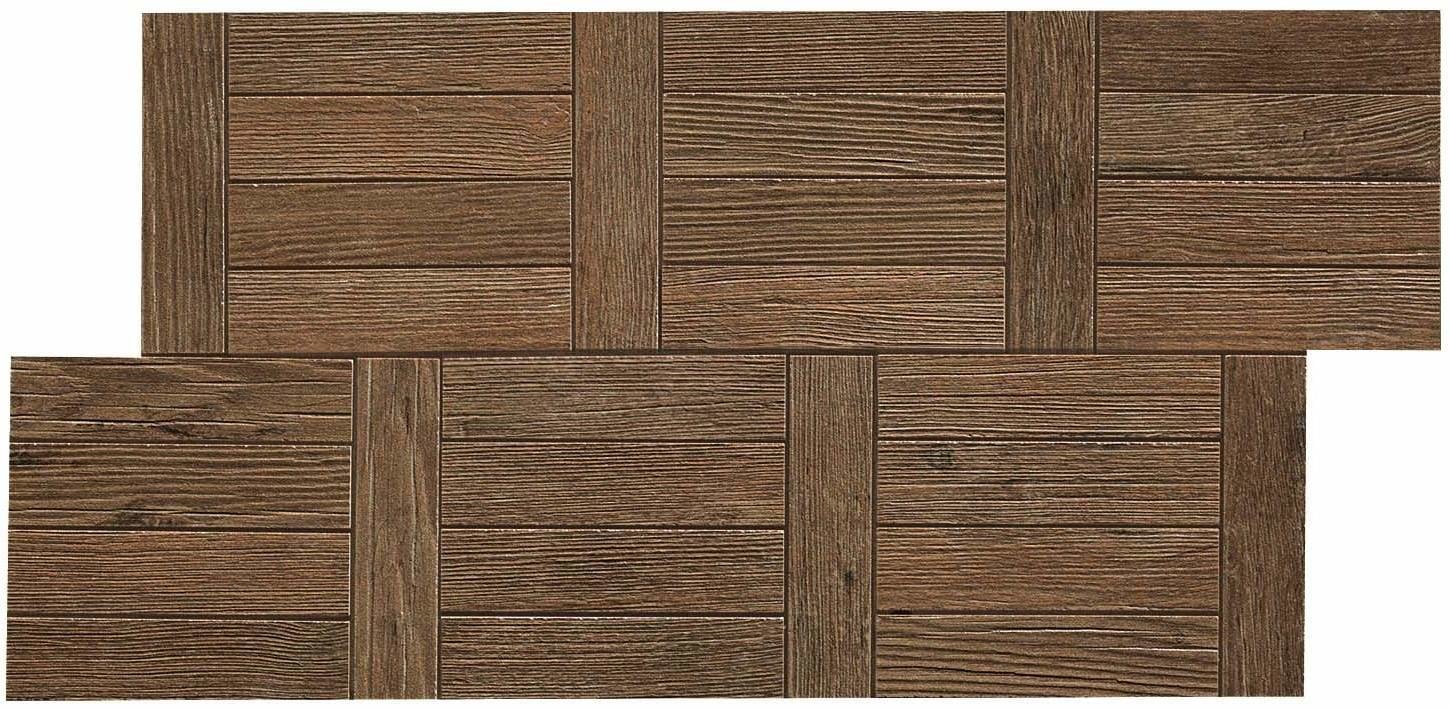 Мозаика Atlas Concorde Axi Dark Oak Treccia 28x53