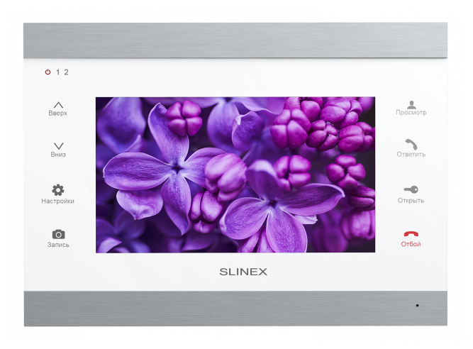 Домофон (переговорное устройство) Slinex SL-07IP (silver + white) белый (домофон)