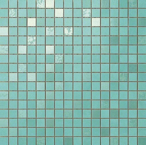 Atlas Concorde глазурованная керамическая плитка Dwell Turquoise Mosaico Q (9DQT)