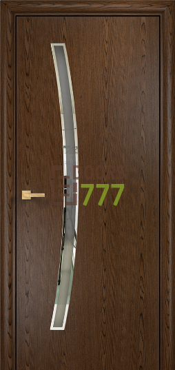 Дверь Оникс модель Порто Цвет:Орех тангентальный Остекление:Без стекла